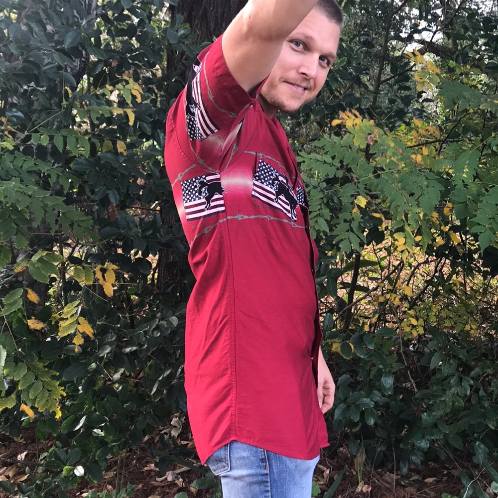 Cumberland Outfitters Men’s Rodeo Shirt - Picture 4 of 8